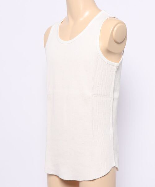 BACK NUMBER（バックナンバー）の「【BACK NUMBER】「TOUGH AGE」 ワッフルタンクトップ（タンクトップ・メンズ・グレー/ブラック/ダークベージュ/ホワイト・M/XL/L）」の5枚目の写真