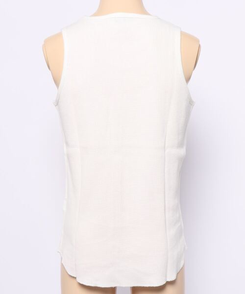 BACK NUMBER（バックナンバー）の「【BACK NUMBER】「TOUGH AGE」 ワッフルタンクトップ（タンクトップ・メンズ・グレー/ブラック/ダークベージュ/ホワイト・M/XL/L）」の6枚目の写真