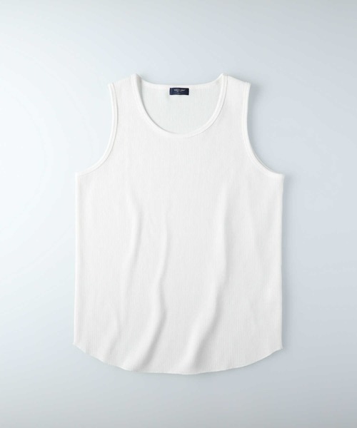 BACK NUMBER（バックナンバー）の「【BACK NUMBER】「TOUGH AGE」 ワッフルタンクトップ（タンクトップ・メンズ・グレー/ブラック/ダークベージュ/ホワイト・M/XL/L）」の13枚目の写真