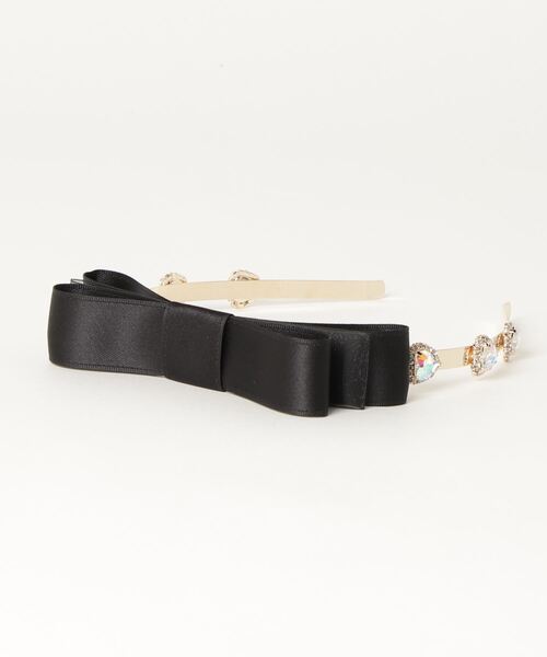 ୨୧┈リボンバレッタ・カチューシャカラー表￥1580〜 ☆再販【A17黒】ビッグリボン・バレッタ(8cm・10cm