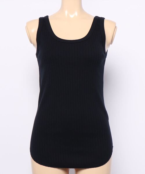 IENA(イエナ)の「スーピマ針抜きリブタンクトップ◆(Tシャツ/カットソー・レディース・チャコールグレー/ホワイト/ネイビー/ダークブルー・FREE)」の11枚目の写真