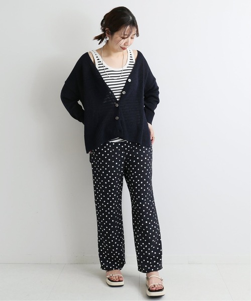 IENA(イエナ)の「スーピマ針抜きリブタンクトップ◆(Tシャツ/カットソー・レディース・チャコールグレー/ホワイト/ネイビー/ダークブルー・FREE)」の8枚目の写真