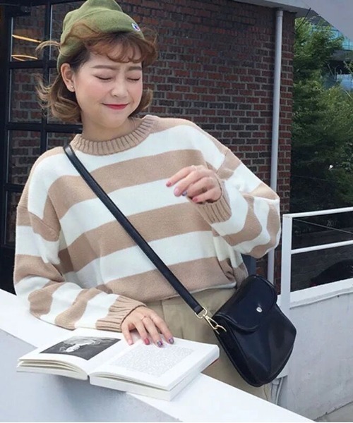 yuue' ( wear )（ユーイ）の「シンプルレザーショルダーバッグ（ショルダーバッグ・レディース・ブラック/ブラウン・FREE）」の19枚目の写真