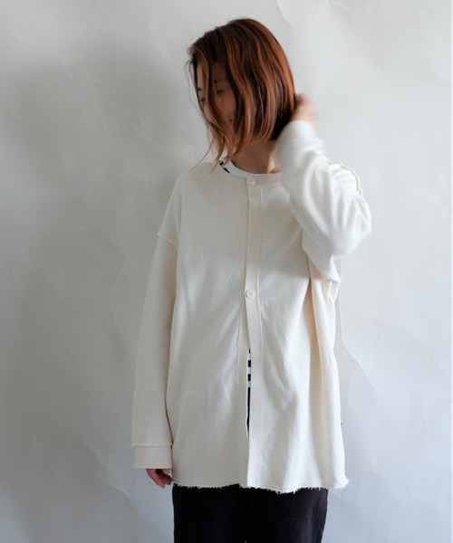 MANASTASH（マナスタッシュ）の「MANASTASH/マナスタッシュ　W's BOTH SIDES SWEAT SH　ウィメンズ　ボスサイド　スウェット（スウェット・レディース・ナチュラル/ブラック/マルチ/テラコッタ・MEDIUM）」の8枚目の写真