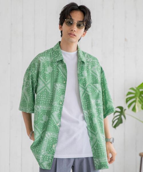 バンダナプリントレギュラーシャツ メンズ Men Coen コーエン 公式ファッション通販