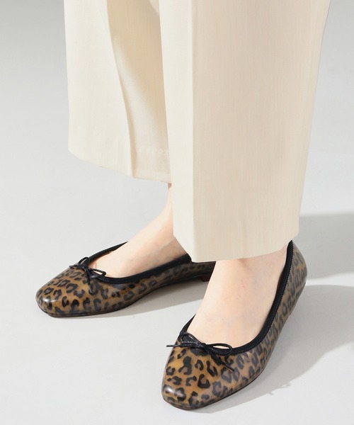 SHARE PARK(シェアパーク)の「〈TEMPARATE〉 レインシューズ EMMA PRINT(LEOPARD)(レインシューズ・レディース・ダークブラウン系1・40/38/39/36/37)」の1枚目の写真