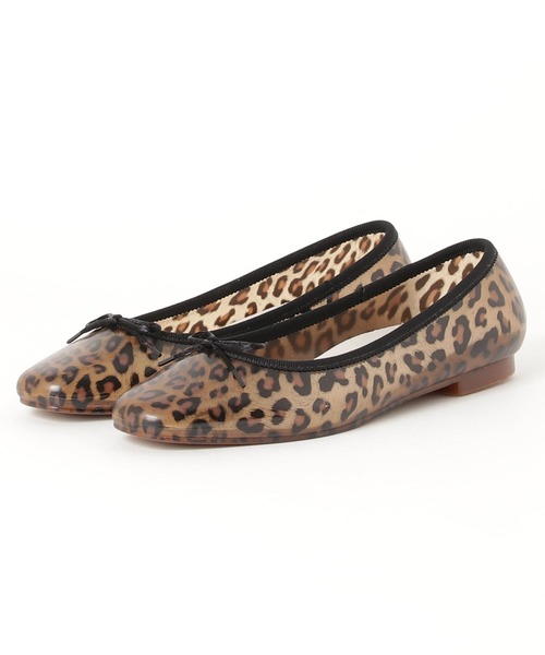 SHARE PARK(シェアパーク)の「〈TEMPARATE〉 レインシューズ EMMA PRINT(LEOPARD)(レインシューズ・レディース・ダークブラウン系1・40/38/39/36/37)」の4枚目の写真