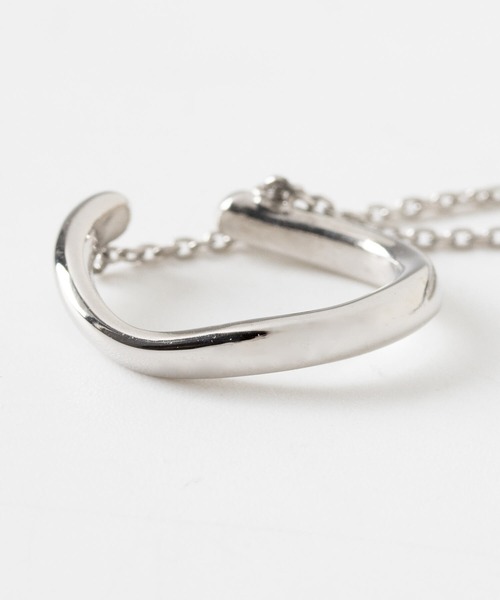 JUICY ROCK（ジューシーロック）の「GP(SV925)/SV925 片耳チェーン＆オーバルイヤーカフ（イヤーカフ・レディース・シルバー/ゴールド・ONE SIZE）」の6枚目の写真