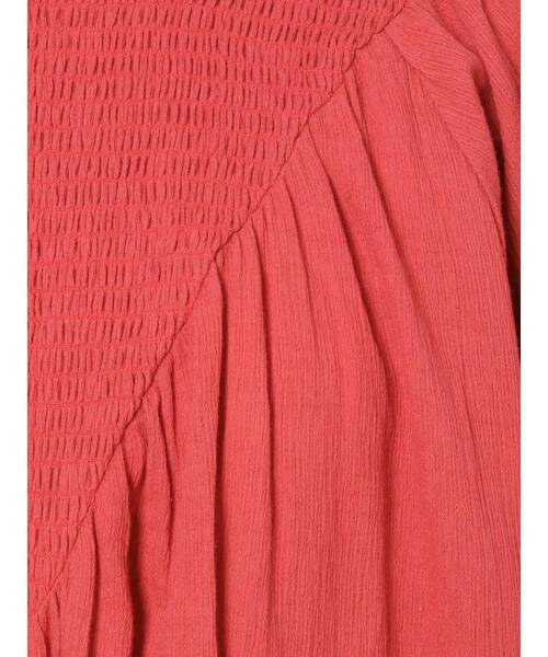 Ungrid（アングリッド）の「フロントシャーリングブラウス（シャツ/ブラウス・レディース・オフホワイト/ブラック/レッド・FREE）」の9枚目の写真