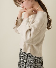 Kastane | ピグメントランダムリブクロップドTEE(Tシャツ/カットソー)