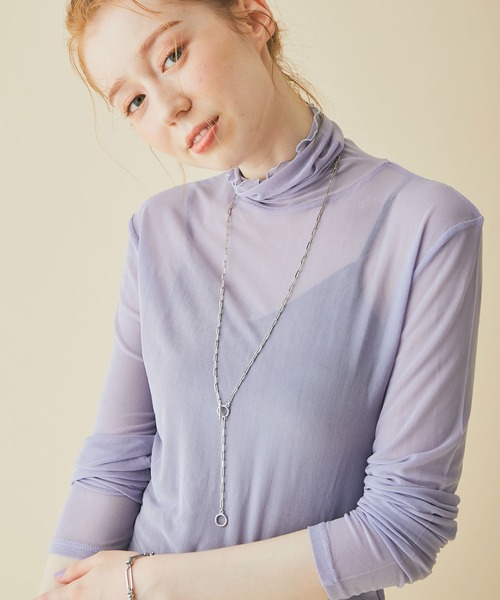 MADEMOISELLE ROPE'(マドモアゼル ロペ)の「【2WAY】チェーンネックレス(ネックレス・レディース・シルバー/ゴールド・FREE)」の6枚目の写真