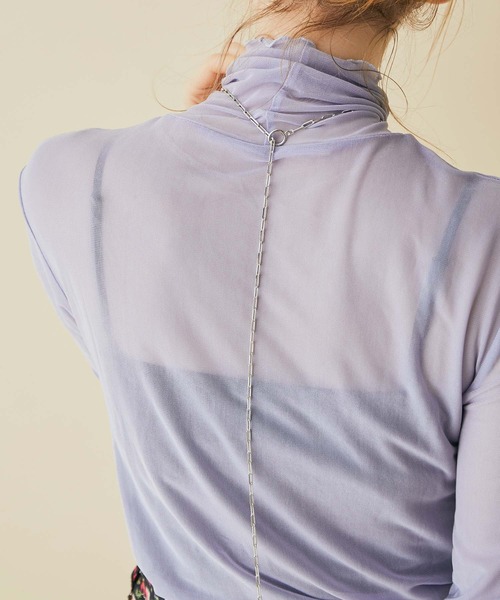 MADEMOISELLE ROPE'(マドモアゼル ロペ)の「【2WAY】チェーンネックレス(ネックレス・レディース・シルバー/ゴールド・FREE)」の7枚目の写真