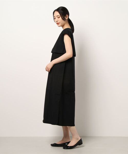 MODE ROBE（モードローブ）の「セーラーカラーフレンチスリーブワンピース（ワンピース・レディース・ホワイト/ブラック・FREE）」の18枚目の写真