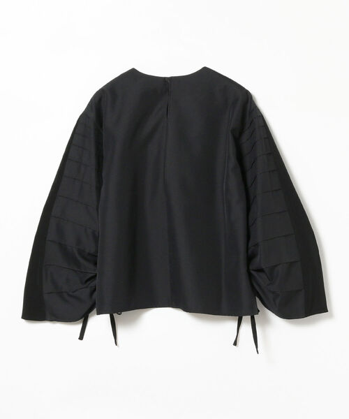 Ray BEAMS（レイビームス）の「RBS / タック ワイドスリーブ ブラウス（シャツ/ブラウス・レディース・ブラック/ベージュ・ONE SIZE）」の4枚目の写真