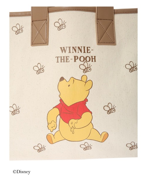 Honey Salon（ハニーサロン）の「Winnie the Pooh/キャンバストートバッグ（トートバッグ・レディース・ダークブラウン/ブラウン系その他・FREE）」の6枚目の写真