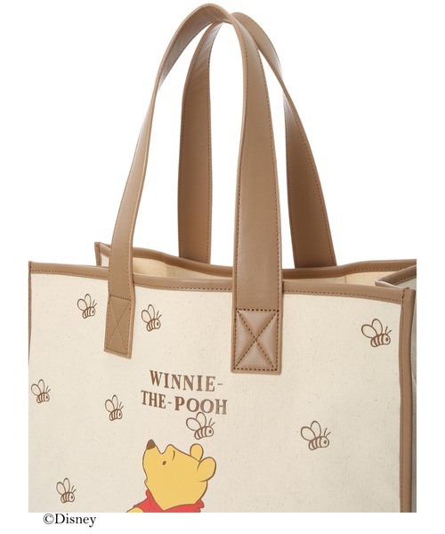 Honey Salon（ハニーサロン）の「Winnie the Pooh/キャンバストートバッグ（トートバッグ・レディース・ダークブラウン/ブラウン系その他・FREE）」の9枚目の写真
