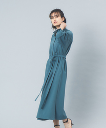 Rouge vif | ギャバストレッチワンピース(ワンピース)