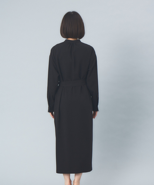 Rouge vif（ルージュヴィフ）の「ギャバストレッチワンピース（ワンピース・レディース・ダークベージュ/セージグリーン/ブラック・フリー）」の12枚目の写真