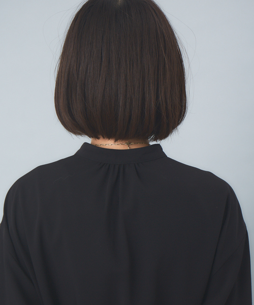 Rouge vif（ルージュヴィフ）の「ギャバストレッチワンピース（ワンピース・レディース・ダークベージュ/セージグリーン/ブラック・フリー）」の5枚目の写真