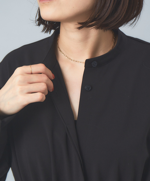 Rouge vif（ルージュヴィフ）の「ギャバストレッチワンピース（ワンピース・レディース・ダークベージュ/セージグリーン/ブラック・フリー）」の22枚目の写真