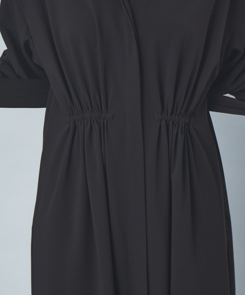 Rouge vif（ルージュヴィフ）の「ギャバストレッチワンピース（ワンピース・レディース・ダークベージュ/セージグリーン/ブラック・フリー）」の13枚目の写真