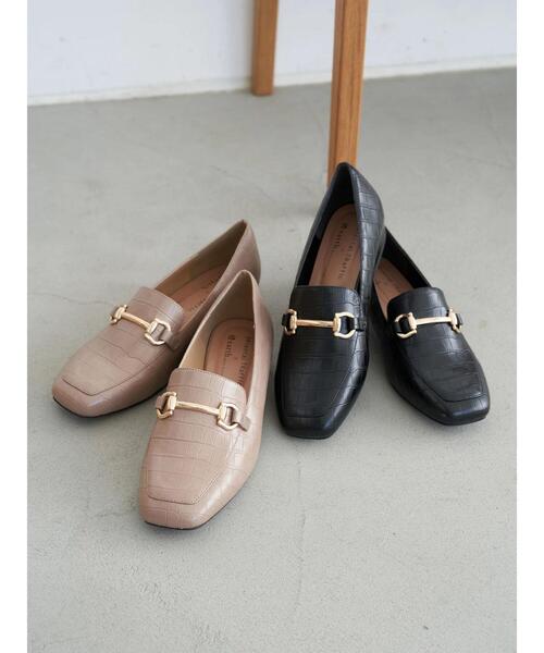 ORiental TRaffic（オリエンタルトラフィック）の「ORiental TRaffic ビットローファー ＊（ローファー・レディース・ブラック/ベージュ・37/35/36/38/39）」の10枚目の写真