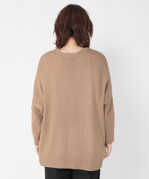 studio CLIP（スタディオクリップ）の「7ゲージ着流しカーディガン（カーディガン/ボレロ・レディース・イエロー/モカ/アイボリー・FREE）」の19枚目の写真