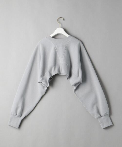 JANE SMITH / JOHN SMITH（ジェーンスミスジョンスミス）の「＜JANE SMITH＞ショートスウェット プルオーバー Ψ（スウェット・レディース・ライトグレー/オレンジ・38）」の8枚目の写真