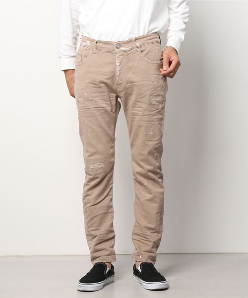 P.M.D.S.(ピー エム ディー エス)の「P.M.D.S./ピー エム ディー エス/BARRET(デニムパンツ・メンズ・ホワイト/ベージュ・29/30/31/32/33)」の2枚目の写真