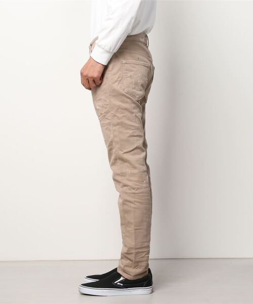 P.M.D.S.(ピー エム ディー エス)の「P.M.D.S./ピー エム ディー エス/BARRET(デニムパンツ・メンズ・ホワイト/ベージュ・29/30/31/32/33)」の4枚目の写真