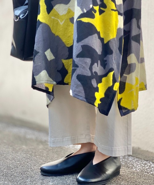 極美品　Plantation プランテーション　ワンピース　長袖　花柄　イエロー 極美品 Plantation プランテーション ワンピース 長袖 花柄
