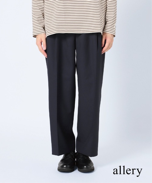 417 EDIFICE SELECT(フォーワンセブンエディフィスセレクト)の「【allery / アレリ―】 slacks wide / スラックス ワイド(スラックス・メンズ・ネイビー/ブラウン/グレー・SMALL/MEDIUM/LARGE/X-LARGE)」の16枚目の写真