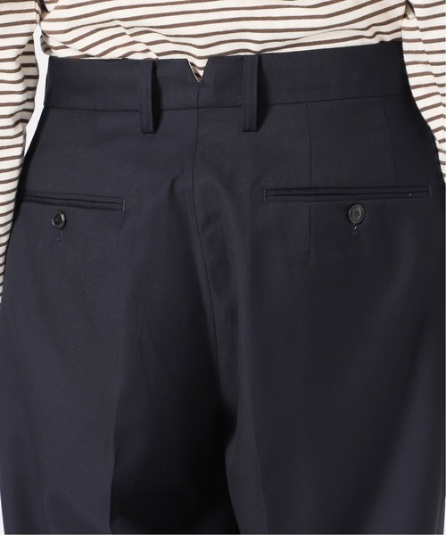 417 EDIFICE SELECT(フォーワンセブンエディフィスセレクト)の「【allery / アレリ―】 slacks wide / スラックス ワイド(スラックス・メンズ・ネイビー/ブラウン/グレー・SMALL/MEDIUM/LARGE/X-LARGE)」の8枚目の写真
