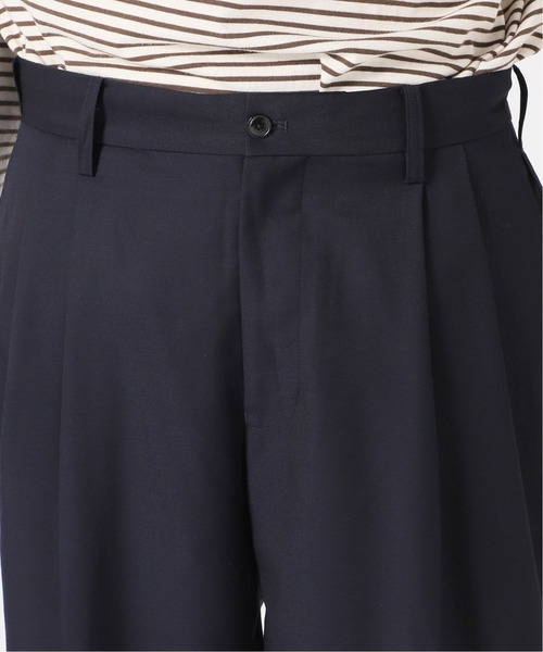417 EDIFICE SELECT(フォーワンセブンエディフィスセレクト)の「【allery / アレリ―】 slacks wide / スラックス ワイド(スラックス・メンズ・ネイビー/ブラウン/グレー・SMALL/MEDIUM/LARGE/X-LARGE)」の14枚目の写真