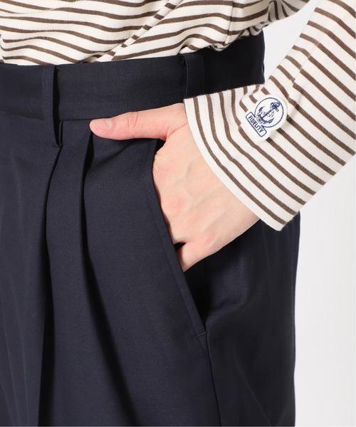 417 EDIFICE SELECT(フォーワンセブンエディフィスセレクト)の「【allery / アレリ―】 slacks wide / スラックス ワイド(スラックス・メンズ・ネイビー/ブラウン/グレー・SMALL/MEDIUM/LARGE/X-LARGE)」の21枚目の写真