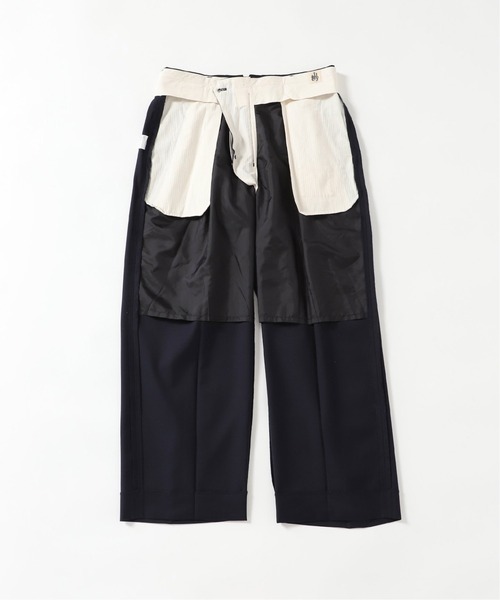 417 EDIFICE SELECT(フォーワンセブンエディフィスセレクト)の「【allery / アレリ―】 slacks wide / スラックス ワイド(スラックス・メンズ・ネイビー/ブラウン/グレー・SMALL/MEDIUM/LARGE/X-LARGE)」の12枚目の写真