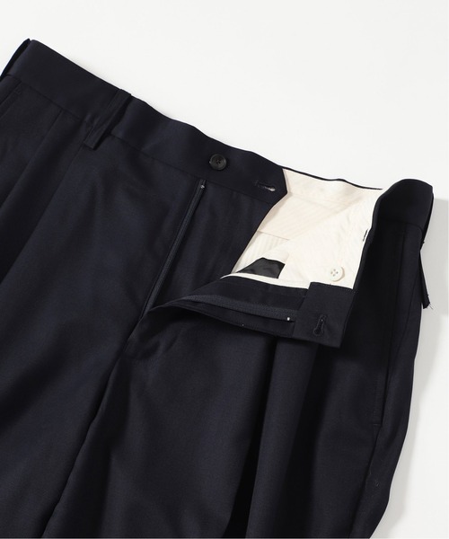 417 EDIFICE SELECT(フォーワンセブンエディフィスセレクト)の「【allery / アレリ―】 slacks wide / スラックス ワイド(スラックス・メンズ・ネイビー/ブラウン/グレー・SMALL/MEDIUM/LARGE/X-LARGE)」の6枚目の写真