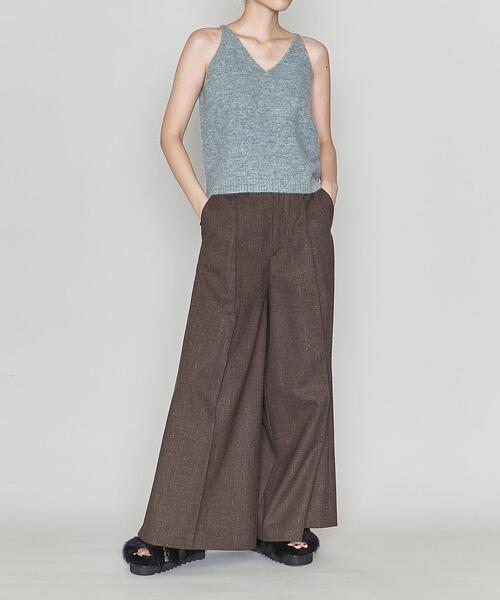 ASTRAET（アストラット）の「＜ASTRAET（アストラット）＞ALP/W/N ニットキャミソール（キャミソール・レディース・ライトブルー/ベージュ・FREE）」の16枚目の写真