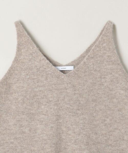 ASTRAET（アストラット）の「＜ASTRAET（アストラット）＞ALP/W/N ニットキャミソール（キャミソール・レディース・ライトブルー/ベージュ・FREE）」の9枚目の写真