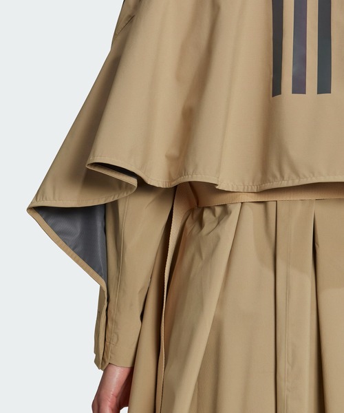 adidas(アディダス)の「マイシェルター RAIN.RDY パーカー / アディダス(トレンチコート・レディース・ベージュ・SMALL/MEDIUM/XX-LARGE/LARGE/X-LARGE)」の8枚目の写真