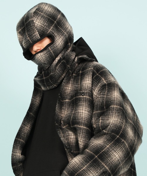 SON OF THE CHEESE（サノバチーズ）の「【SON OF THE CHEESE / サノバチーズ】Balaclava（ニットキャップ/ビーニー・メンズ・ブラック/ベージュ・FREE）」の5枚目の写真