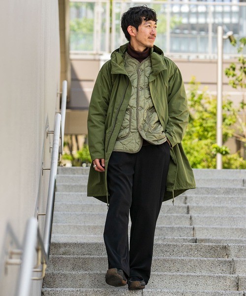 ITEMS URBANRESEARCH（アイテムズ アーバンリサーチ）の「瓢箪キルトブルゾン（ブルゾン・メンズ・ブラック/カーキ/アイボリー・MEDIUM/LARGE）」の18枚目の写真