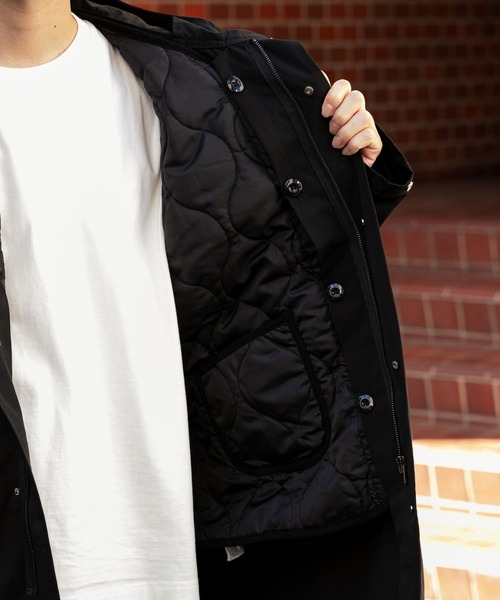 ITEMS URBANRESEARCH（アイテムズ アーバンリサーチ）の「瓢箪キルトブルゾン（ブルゾン・メンズ・ブラック/カーキ/アイボリー・MEDIUM/LARGE）」の21枚目の写真