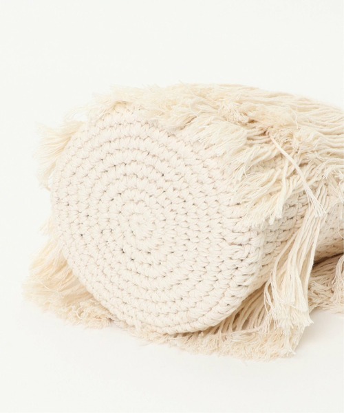 Laugoa（ラウゴア）の「LAUGOA PERK フリンジバッグ（トートバッグ・レディース・ブラック/オフホワイト・ONESIZE）」の10枚目の写真