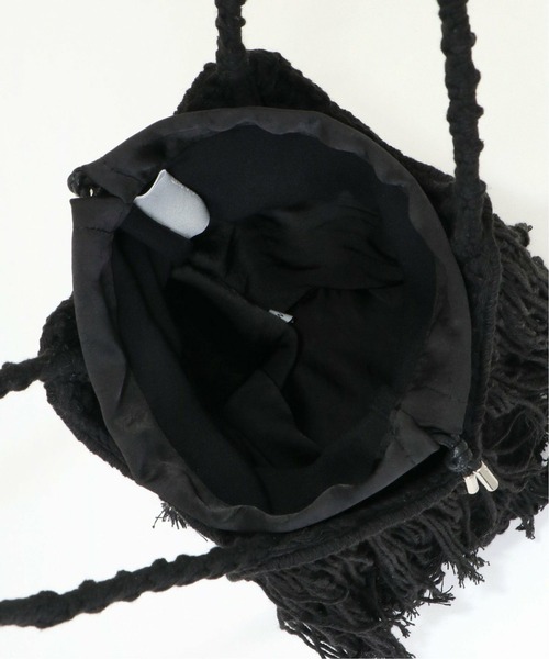 Laugoa（ラウゴア）の「LAUGOA PERK フリンジバッグ（トートバッグ・レディース・ブラック/オフホワイト・ONESIZE）」の14枚目の写真