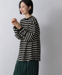 LOWRYS FARM | ポンチボーダーチュニック　257973(Tシャツ/カットソー)