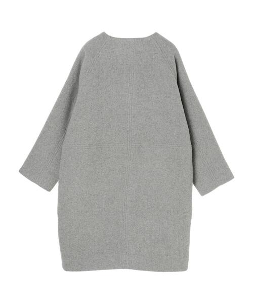 CRAFT STANDARD BOUTIQUE(クラフトスタンダードブティック)の「コクーンコート *◇(ノーカラーコート・レディース・チャコールグレー/ブラウン/グレー・FREE)」の18枚目の写真
