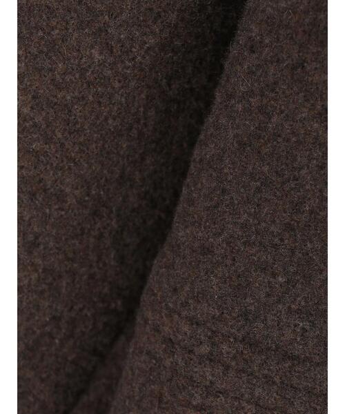 CRAFT STANDARD BOUTIQUE(クラフトスタンダードブティック)の「コクーンコート *◇(ノーカラーコート・レディース・チャコールグレー/ブラウン/グレー・FREE)」の8枚目の写真
