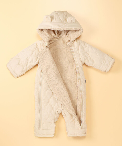 COMME CA ISM（コムサイズム）の「中綿おくるみ(60-80サイズ)（おくるみ・キッズ・ベージュ/アイボリー・60-80cm）」の4枚目の写真