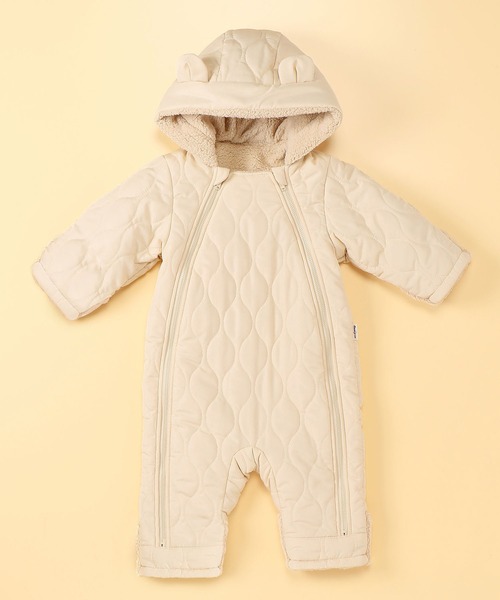 COMME CA ISM（コムサイズム）の「中綿おくるみ(60-80サイズ)（おくるみ・キッズ・ベージュ/アイボリー・60-80cm）」の2枚目の写真